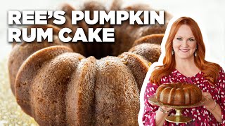 Ree Drummonds Pumpkin Rum Cake  The Pioneer Woman  Food Network [upl. by Llemar746]