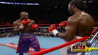 Evander Holyfield vs Lennox Lewis II  1999 highlights [upl. by Letch]