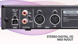 TASCAM US1800 16in  4out USB 20 Audio  MIDI Interface [upl. by Emilio]