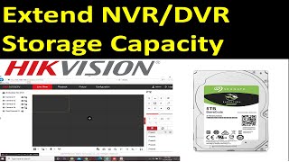 How to increase DVR NVR record days in Hikvision  Increase Recording Days In HDD [upl. by Nibla188]