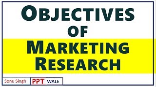 3 OBJECTIVES OF MARKETING RESEARCH IN HINDI  Marketing Research  BBAMBA  ppt [upl. by Baptist]