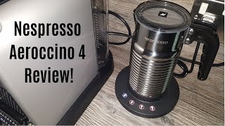 Nespresso Aeroccino 4 Milk Frother Review  Worth upgrading from the Aeroccino 3 [upl. by Lenhard]