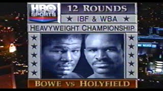 Bowe vs Holyfield II  ENTIRE HBO PROGRAM [upl. by Maxim201]