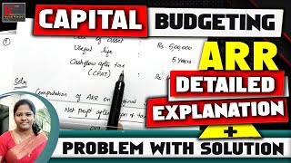 3 ARR Accounting  average rate of return method in capital budgeting  solved by kauserwise® [upl. by Erkan]