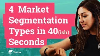 4 Market Segmentation Types in 40ish Seconds [upl. by Airetnohs]