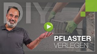 Pflastersteine verlegen  DO IT YOURSELFAnleitung [upl. by Gipson]