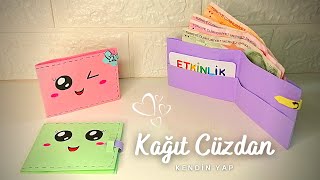 KAĞITTAN KOLAY CÜZDAN YAPIMI 💰💳💸🤩 KAĞIT CÜZDAN NASIL HAZIRLANIR📜ORİGAMİ CÜZDAN [upl. by Arlan115]