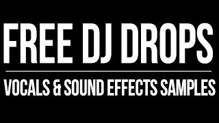 FREE DJ DROPS SAMPLES  DJ Drops 247  Brandon Futch  Sound Effects  Voice Over [upl. by Goer784]