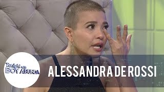 TWBA Alessandra tears up while talking about betrayal in showbiz [upl. by Nnayrrehs688]