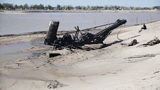 Footage of vanished Michigan lake after dam failure [upl. by Elleivap]