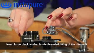 How to Install an Instapure F2 ESSENTIALS Faucet Mount Filter [upl. by Chretien]