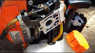 ECHO SRM 225 Carburetor Replacement [upl. by Carly]