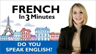 Learn French  Asking quotDo You Speak Englishquot In France [upl. by Jacobine436]