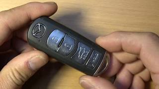 Mazda key fob battery replacement Mazda 3 CX5 [upl. by Eutnoj]