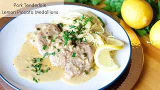 Pork Tenderloin Lemon Piccata Medallions [upl. by Killigrew]