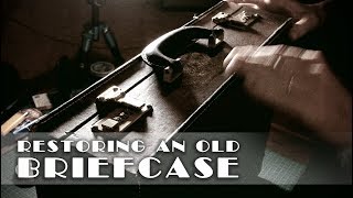 Restoring an old briefcase [upl. by Yornoc989]