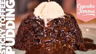 Steamed Sticky Toffee Pudding Recipe amp Tutorial  Cupcake Jemma [upl. by Adalard]