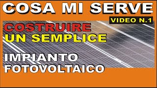 ATTREZZI PER IL FOTOVOLTAICO FAI DA TE [upl. by Rehpitsirhc]