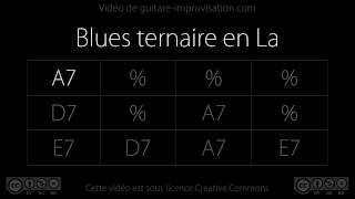 Blues Backing Track in A 90bpm [upl. by Tye667]