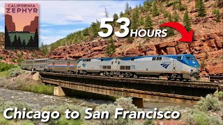 Amtrak California Zephyr  the most SCENIC ride in the USA [upl. by Atirys296]