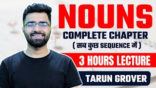 Nouns  English Grammar for CET SSC CGL CPO CHSL CDS  SBIIBPS POClerk  Tarun Grover [upl. by Natsuj]