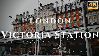 London Victoria Station Walk Through England 4K [upl. by Eniar]