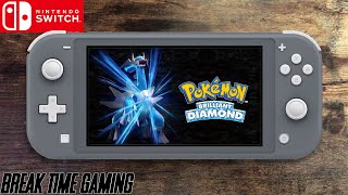 Pokemon Brilliant Diamond  Nintendo Switch Lite Gameplay [upl. by Cortie]