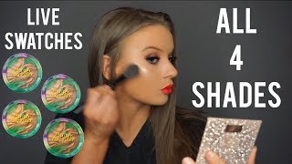 NEW SHADES Physicians Formula Butter Bronzers  Live Swatches and Review [upl. by Oys118]