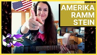 Amerika  Rammstein Tutorial [upl. by Niwre]