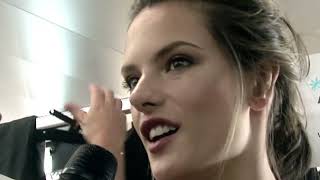 Alessandra Ambrosios beautiful interview while getting dressed [upl. by Billy393]