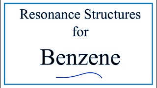 How to Draw the Resonance Structures for Benzene C6H6 [upl. by Yul]