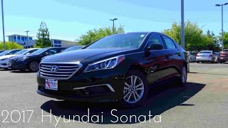 2017 Hyundai Sonata SE 24 L 4Cylinder Review [upl. by Ahsercal]