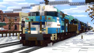 Minecraft Power Move Train Hell March Animation [upl. by Luahs]