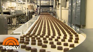 Sweet Valentine’s Day Treats Go Inside The See’s Candies Factory  TODAY [upl. by Ayadahs620]