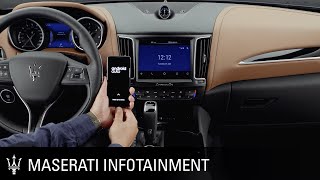 Maserati Infotainment series Android Auto™ [upl. by Tnahsarp]