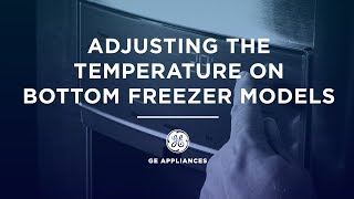 French Door Refrigerator Temperature Controls [upl. by Aubry]