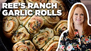 Ree Drummonds Ranch Garlic Rolls  The Pioneer Woman  Food Network [upl. by Andert]