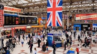 A Walk Through The London Victoria Station London England [upl. by Higgins265]