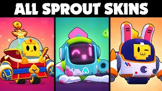 EVERY SPROUT SKIN  Brawl Stars Skin Spotlight [upl. by Harl]