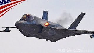 F35A Lightning IIs 25mm Cannon Strafing Run Training [upl. by Nedgo]