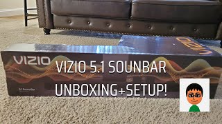 VIZIO 51 SOUNDBAR UNBOXING  SETUP [upl. by Dasteel]