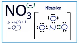 NO3 Lewis Structure How to Draw the Lewis Structure for NO3 [upl. by Bergin]