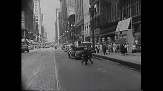 Chicago Streetcar amp Elevated Lines  1952 to 1956 [upl. by Gelasias228]