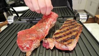 Simple Steak Recipe Electric Grill [upl. by Marney]