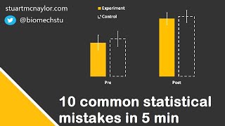 Ten Statistical Mistakes in 5 Min [upl. by Ehctav765]