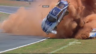 Most Unbelievable Motorsport Crashes No Music [upl. by Teevens]