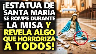 ¡Estatua De Santa María Se Rompe Durante La Misa Y Revela Algo Que Horroriza A Todos [upl. by Grey350]