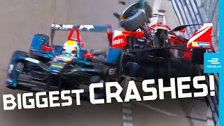 Biggest Crashes In Formula E History [upl. by Connett833]