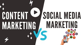 Content Marketing VS Social Media Marketing Whats The Difference [upl. by Haidabo697]