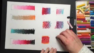 10 Oil Pastel Techniques [upl. by Kalman]